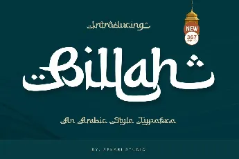 Billah font