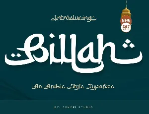 Billah font