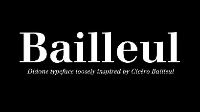 Bailleul font