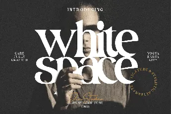 White Space font