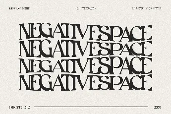 White Space font