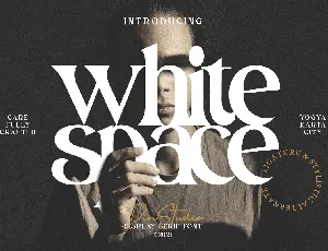 White Space font