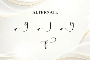 Satisfy Calligraphy font