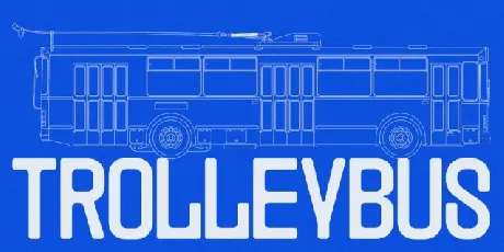 Trolleybus font