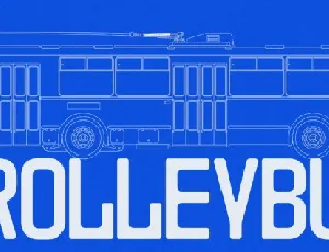 Trolleybus font