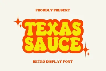 Texas Sauce font