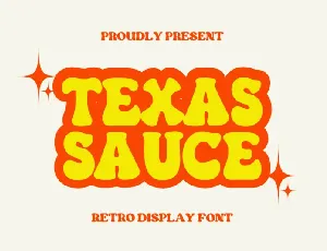 Texas Sauce font