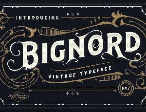 Bignord Typeface font