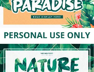 Great Paradise font