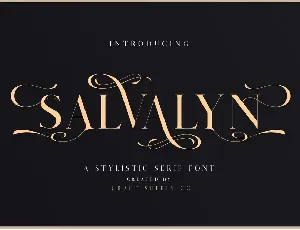 Salvalyn font