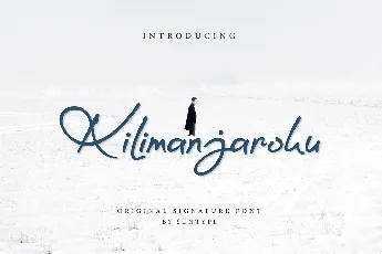 Kilimanjaroku font