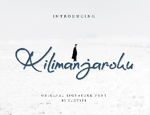 Kilimanjaroku font