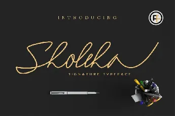 Sholeha Signature font