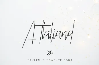 Attaliand Script font