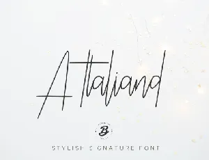 Attaliand Script font