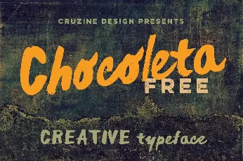 Chocoleta Brush font