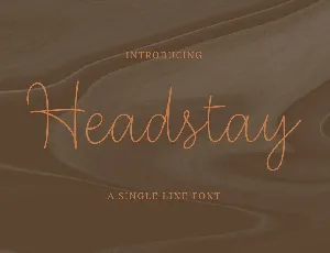 Headstay font