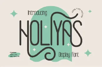 Holiyas font