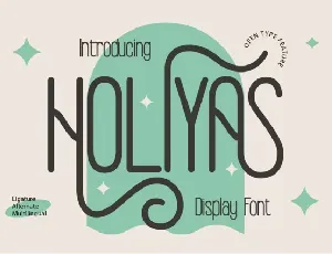 Holiyas font