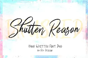 Shutten Reason Duo font