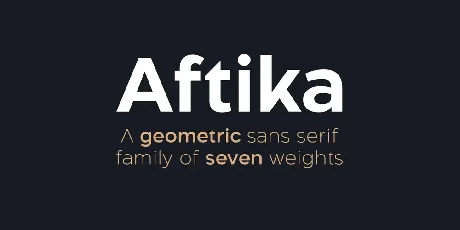 Aftika font