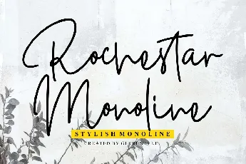 Rochestar Stylish Monoline font