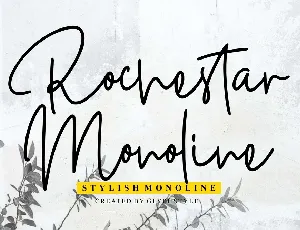 Rochestar Stylish Monoline font