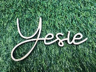 Yesie Script Free font