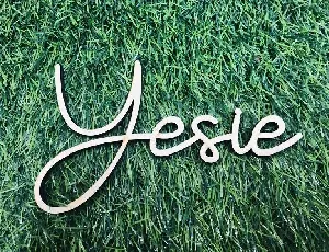 Yesie Script Free font