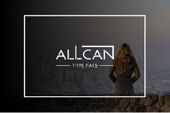 Allcan DEMO font