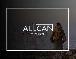 Allcan DEMO font