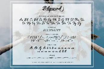 Bilground font