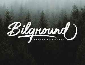 Bilground font