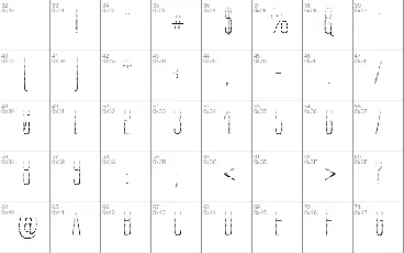 Labtop Graphed font