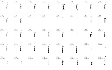 Labtop Graphed font