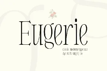 Eugerie Serif font