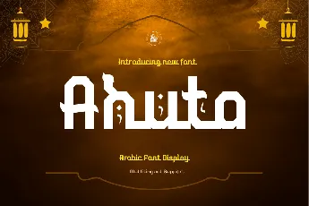 Ahuta font