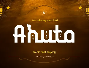 Ahuta font