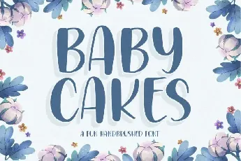 BABYCAKES Handbrushed font