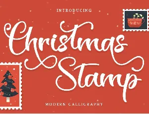 Christmas Stamp font