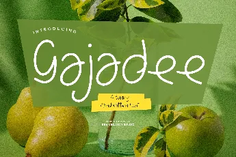 Gajadee Personal Use font