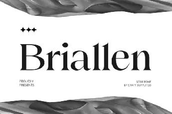 Briallen font