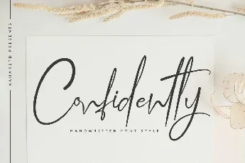 Confidently Handwritten Script font