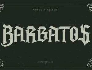 Barbatos font