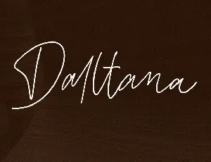 Daltana Demo font