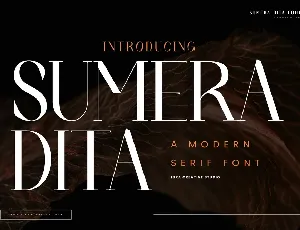 Sumera Dita Personal Use font