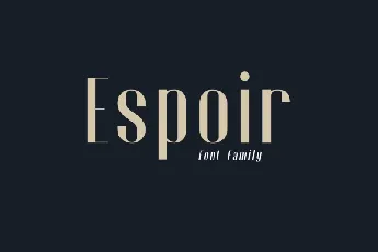 Espoir font