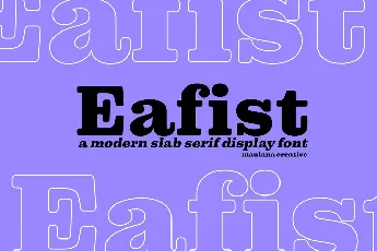 Eafist font