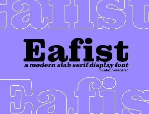 Eafist font