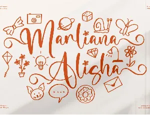 Marliana Alisha font